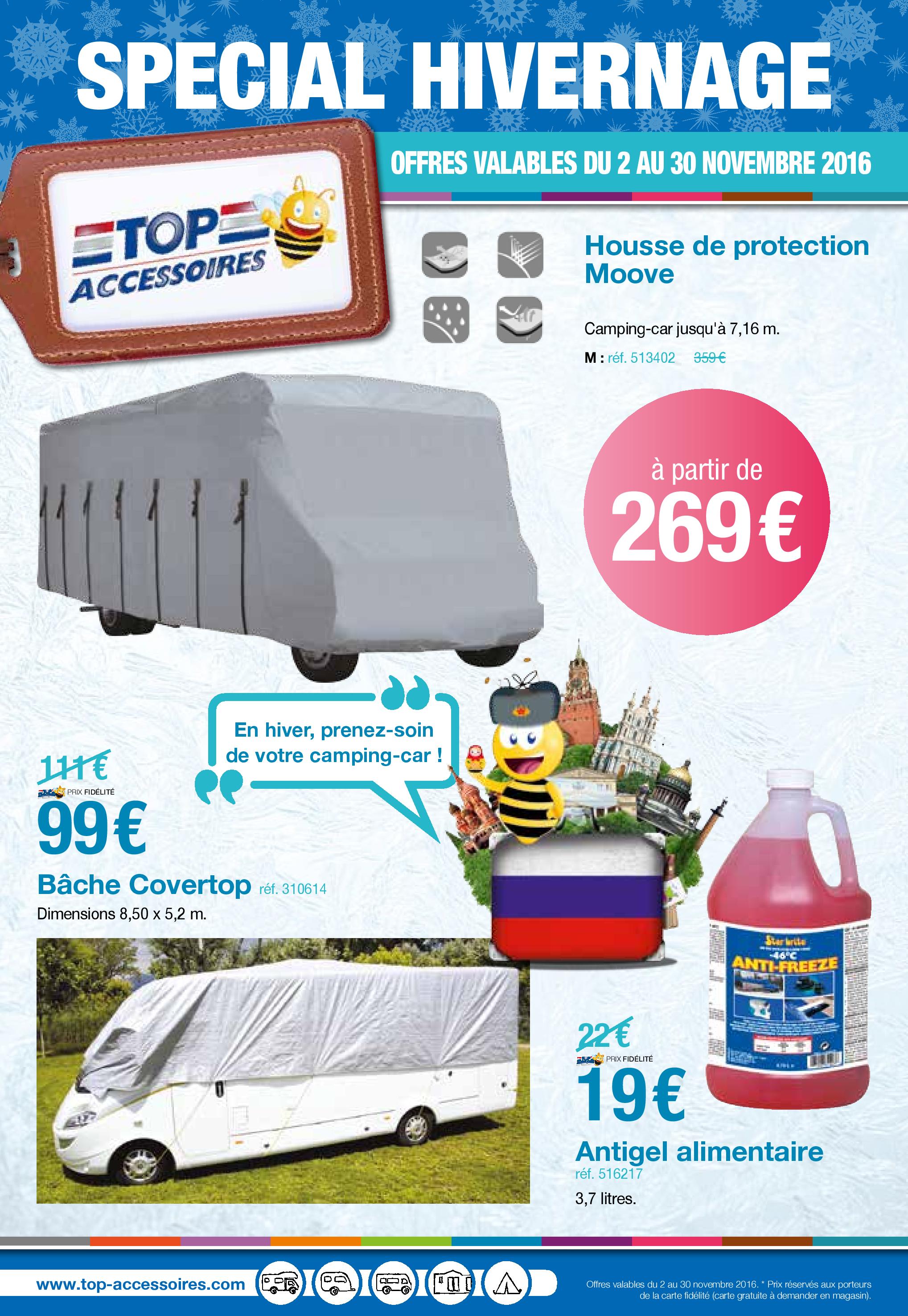 PROMO TOP ACCESSOIRES SPECIAL HIVERNAGE Novembre 2016 - ETS Jacqueline