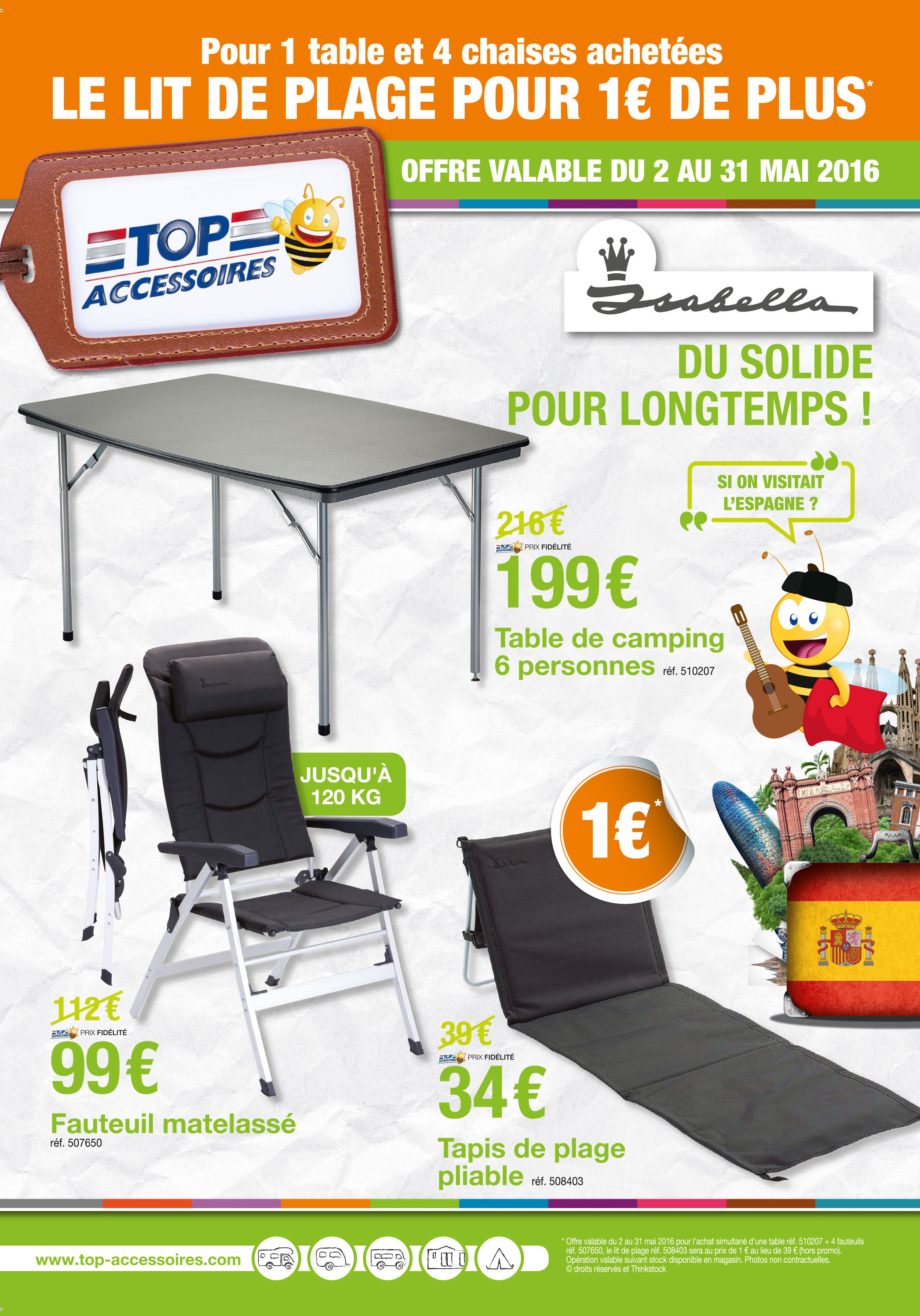 Equipement camping car - Vente accessoires camping car - Achat