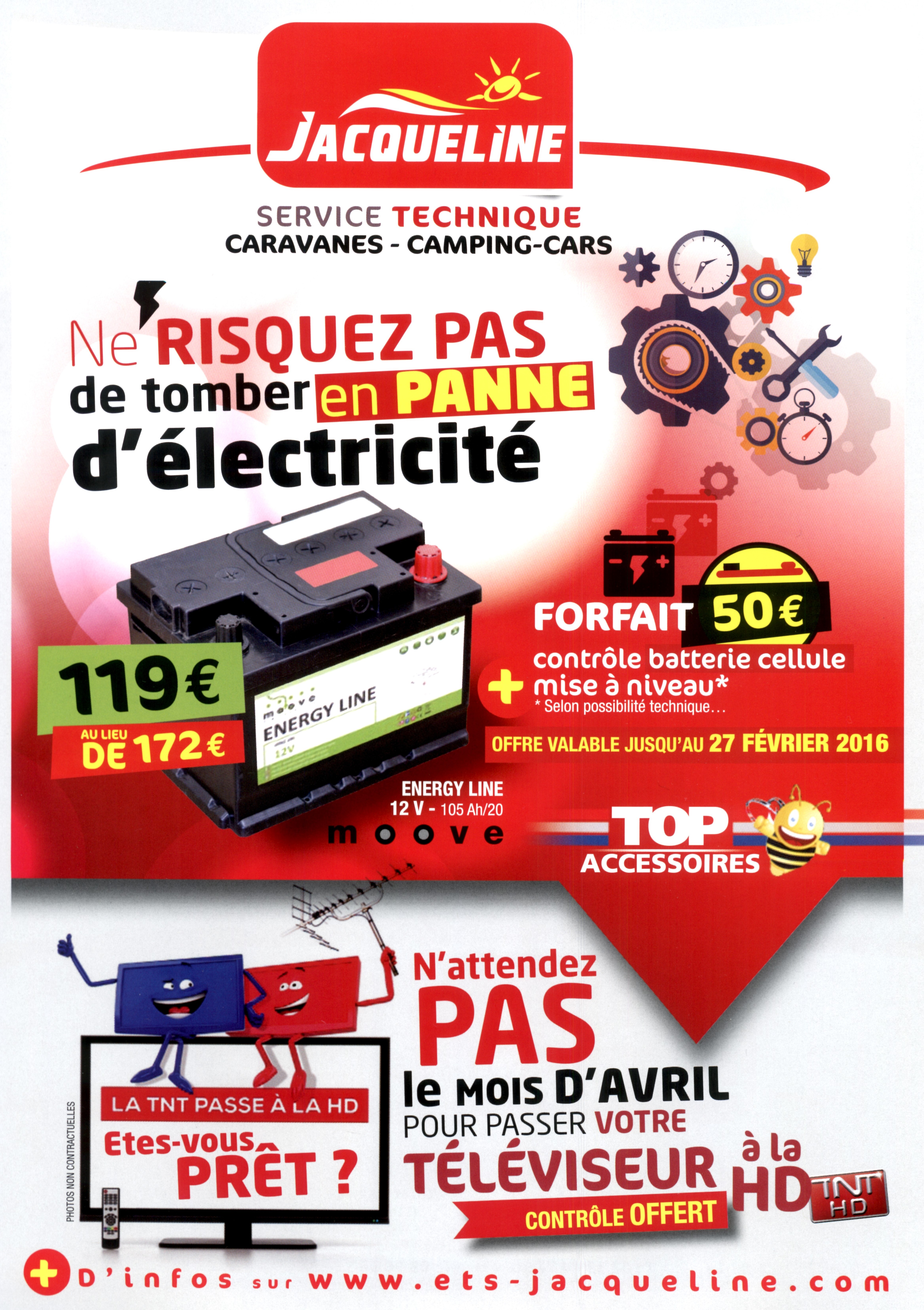 Batterie cellule camping car - Équipement caravaning