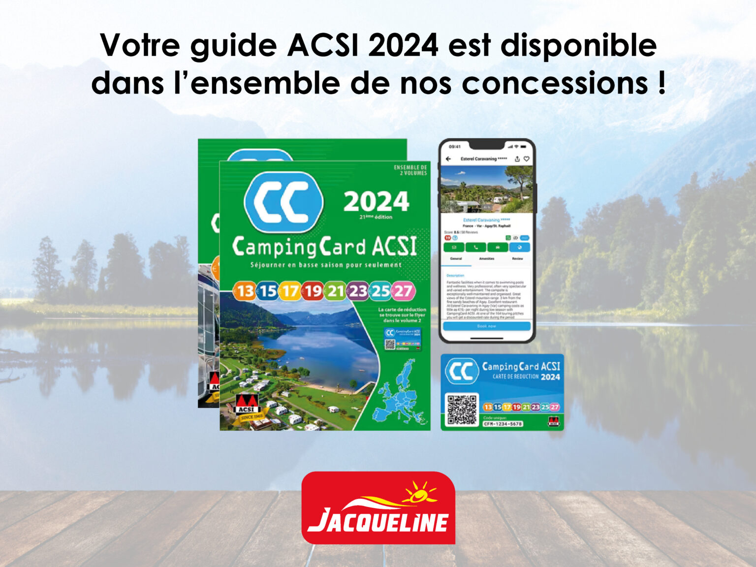 Camping Card ACSI 2024 disponible chez Jacqueline Camping-car - ETS ...